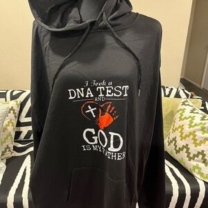 Black Graphic Men's Hoodie